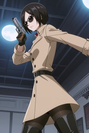 score_9,score_8_up,score_7_up,source_resident_evil_2,ada wong,solo, (brown trenchcoat,thigh boots,black pantyhose,black gloves,sunglasses,one handgun),serious,action shot,gunshot,dynamic_pose,action_pose,indoors,horror_themed,dark,night,dark atmosphere,spooky,viewed_from_side,low-angle_shot,official anime screenshot,official anime screencap,source_anime,fairy_tail_style