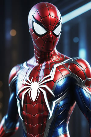 Spider-Man, innovative, futuristic, diamond armor, photorealistic
Spider-Man in a sleek, futuristic suit made of diamond, with glowing lines and intricate patterns. The suit is highly detailed and photorealistic, with a sense of movement and dynamism.