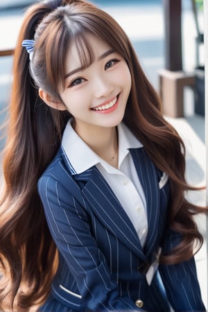 japanese, long hair, fully clothed, fully dressed, curve, smile, photo real, ultra high definition, ultra high resolution, ultra real