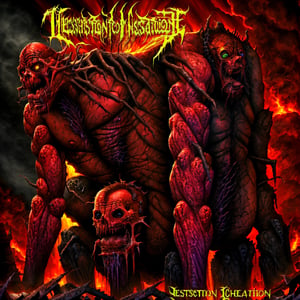 bestial devastation, horrific scenario, DEATHMETAL detailed, high_resolution, best quality