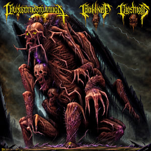 bestial devastation, grief and sorrow, DEATHMETAL detailed, high_resolution, best quality