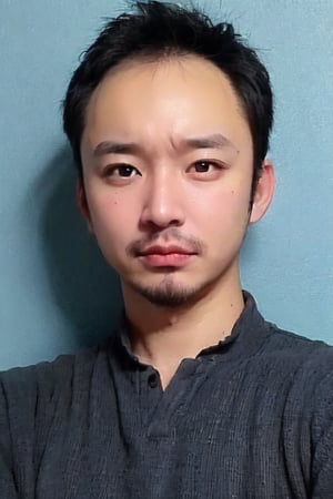 1boy, solo, looking at viewer, indigo blue background, shirt, brown eyes, upper body, lips, portrait, (thin hair), wide forehead, little bald, short hair, rnhg,