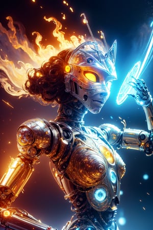 ((high resolution)), ((8K)), ((incredibly absurdres)), break. (super detailed metallic skin), (an extremely delicate and beautiful:1.3), break, ((1robot:1.5)), ((slender body)), (medium breasts), (beautiful hand), ((metallic body:1.3)), ((cyber helmet with full-face mask:1.4)), break. ((no hair:1.3)) , (blue glowing lines on one's body:1.2), break. ((intricate internal structure)), ((brighten parts:1.5)), break. ((robotic face:1.2)), (robotic arms), (robotic legs), (robotic hands), ((robotic joint:1.2)), (Cinematic angle), (ultra-fine quality), (masterpiece), (best quality), (incredibly absurdres), (highly detailed), high res, high detail eyes, high detail background, sharp focus, (photon mapping, radiosity, physically-based rendering, automatic white balance), masterpiece, best quality, ((Mecha body)), furure_urban, incredibly absurdres, science fiction, Fire Angel Mecha, Mecha,Mecha,Red mecha,Cats,Animal,Muscle,DonMW15p,blessedtech,small tits,knight