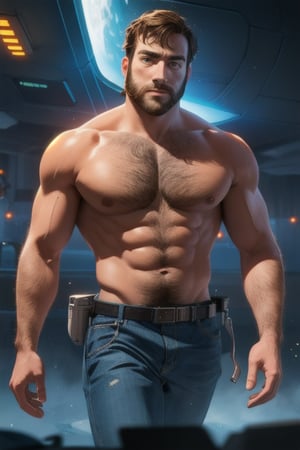 ((male only)), ((natural body hair)), (handsome big eyes), 4k definition, sci-fi movies special effects, film grain, 
"Those two beautiful, nerdy men are negotiating us to safety using the power of math.",(1man),best quality