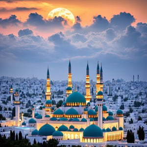 Islam, Islamic Clouds, Islamic Mosques