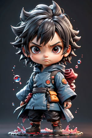 best quality, masterpiece, beautiful and aesthetic, vibrant color, Exquisite details and textures,  Warm tone, ultra realistic illustration, Sticker, Chibi, colorful perfect 3d ink splash forming perfect detailed extreme close up perfect realistic cute chibi a uchiha sasuke, naruto movie, sharingan mangekyou eyes, konoha, shippuden, sharp eyes, ultra hd, realistic, vivid colors, highly detailed, UHD drawing, perfect composition, beautiful detailed intricate insanely detailed octane render trending on artstation, 8k artistic photography, photorealistic concept art, soft natural volumetric cinematic perfect light, acrylic, high contrast, colorful polychromatic, ultra detailed, ultra quality, CGSociety.,