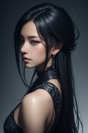 A beautiful Indonesian girl with a sword, a character portrait, by Yang J, fantasy art, anime girl in real life, discord profile picture, artwork in the style of guweiz, hd anime wallaper