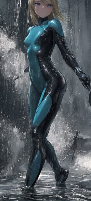 {an extremely delicate and beautiful girl},{{{masterpiece}}},best quality,{{{chiaroscuro}}},uncensoring,Zero Suit Samus (Super Smash Bros. Brawl) ,shiny skin,{{{{{{{{{{wet reflection shiny tight sheer detail blue latex suit}}}}}}}}}}, wet clothes,wrinkled fabric,depth of field, skin details,wrinkled fabric,1 girl,beautiful detailed eyes,detailed  hair, perfect arm, 2 arms, 2 legs, 2 hands,groin, arge breasts,{wet detail belly button},{{wet detail navel}},perfect_navel,good anatomy,sweaty,steam,sweaty,r18,exposed,{facial},{{{chiaroscuro}}},nature light, light and shadow effects,brutality background, volumetric lighting,extremely detailed CG unity 8k wallpaper, depth of field, skin details,bodysuit,Zero Suit Samus (Super Smash Bros. Brawl) ,samus aran