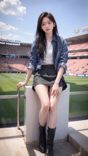 Stadium, miniskirt