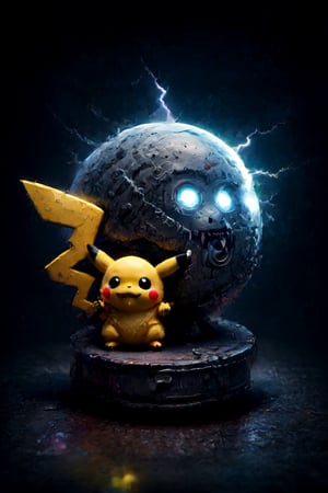 Pikachu, machine, lightning,future