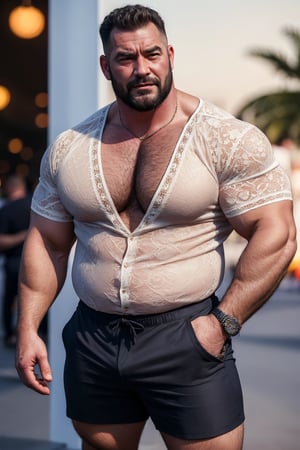 (2 beefy daddy style)(chubby mature man),(chubby man)(Bold),,(great man )( tough), (muscular man) in the beach , Dark night,
EXCITING
HANDSOME +
ASIAN +
CHARACTER +
FANTASTIC
PHOTO +
REAL PHOTO
REALISM +
ILLUSTRATION +
MATURE  +
PHOTOREALISTIC +
INTRICATE DETAIL +
FASHION SHOW +
HOT DRESS
REALITY +
REALISTIC PHOTO +
LUXURY 
IDOL +
STYLE +
FESTIVAL +
MALE +
MUSCULAR +
(Men's shorts)(Lace pattern, )