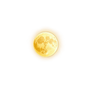 photo of a realistic yellow perfect round moon, aura,  photo of the most beautiful artwork in the world, High Detail, best quality, magical holographic  transparent background,  PNG Assets ,more detail XL