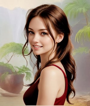 1 girl, Beautiful girl, drawn with great attention to detail, masterpiece, sharp image, good mouth, good lips, good legs, good eyes, clear_image, brown_hair, hazel_eyes, well drawn lips, slender build, medium_breasts, serious, happy_face, pleased face, slender_legs, realistic, pink dress, Detailedface, REALISTIC, real_booster, Enhance,real_booster, good fingers:8, good fingernails, no makeup,hf_Alexandra_Nagy-20, (((good hands))),(((good thumbs))),AIDA_LoRA_EvaPo