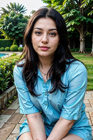 There a 22 year old woman isma young beautiful eyes thick and blue
Pakistan woman, face features like Maryam nawaz sharif, Standing looking into the camera, portrait causal photo,. Realism,Realism,Portrait
,Raw photo.Sitting in the garden is a lush garden