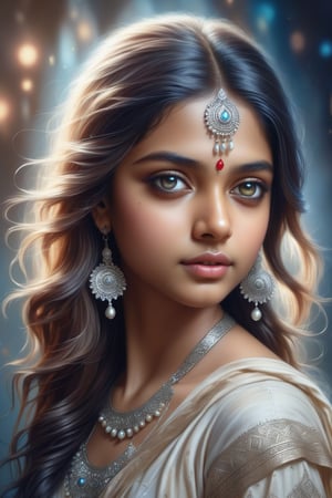 beautiful Indian girl, 23 year old, artist's sketch, realistic, pencil drawing, pencil sketch, digital_drawing, artwork, artwork_(digital), digital_art, digital_artworks, sketch, painting, ,zwuul,DonMM1y4XL,DonMSn0wM4g1cXL,DonMDr4g0nXL,Insta Model,more detail XL