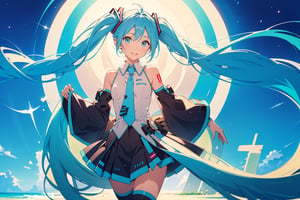 big dress  Hatsune Miku anzhcmiku