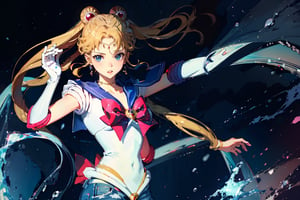   Sailor Moon in Jeans 
,supersailormoon,aausagi