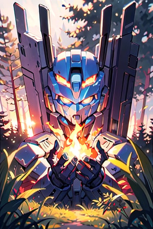 Transformers, forest, fire