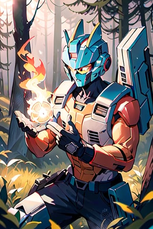 Transformers, forest, fire