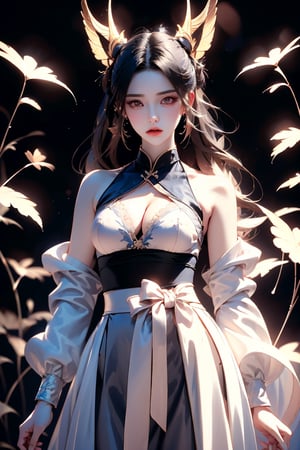 ((masterpiece, best quality, highres, amazing quality, very aesthetic, absurdres, 8k)), muelsyse (arknights),1girl, black short hair, black eyes ,solo,hanfu,chinese grey clothes,splatter background, 