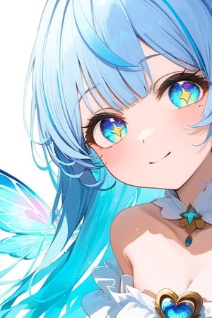 masterpiece, best quality, extremely detailed, (illustration, official art:1.1), 1 girl ,(((( light blue hair)))), ,(((( light blue long hair)))),light blue hair, ,((blush)) , cute face, big eyes, masterpiece, best quality,(((((a very delicate and beautiful girl))))),Amazing,beautiful detailed eyes,blunt bangs((((little delicate girl)))),(((tareme))),droopy eyes.(true beautiful:1.2), sense of depth,dynamic angle,,,, affectionate smile, (true beautiful:1.2),,(tiny 1girl model:1.2),)(flat chest),soft focus , light gradation watercolor , lens flare , glitter , glow , dreamy , white background、Grid illusion, Colorful, Girl、((extremely detailed eye:1.5)),((Face Zoom:1.5)),((Face Focus:1.5))Beautiful and aesthetic: 1.2)),{{hyper detailed masterpiece: 1.7}}, {{Cinematic lighting}},(The hair　Transparency）,(Light shades:1.5,White tones,Light white background、optic,Cold reflection,Object edges are reflected in white:1.5) 、(God on the back々large iridescent wings,:1.5)、(Golden ratio: 1.2), (Full body: 1.2), (Super Detail: 1.3), (girl with: 1.3), (Fractal Art: 1.3), {{{Glitter Pupil:1.25}}}) ,((Making a heart shape by hand:1.5)),patterns, (Glittering blue hair, Shiny hair: 1.2)), Colorful, Writing, , (Colorful: 1.5), (((Shy face)), (full body Esbian), (Hyper-detailing), ((delicate detail)), (intricate-detail),((a closeup)),((Seductive smile)) (Full body:1.2),(look at viewr:1.2),(Dazzling light:1.5)、(a white world:1.5)、(association:1.5)、(Very heavy rain)、write、shortpants、Big eyes、(Breaking glass)、{{ Stunning illustrations of amazing celestial objects}},
