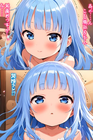 masterpiece, best quality, extremely detailed, (illustration, official art:1.1), 1 girl ,(((( light blue long hair)))), ,(((( light blue long hair)))),light blue hair, , long hair ((blush)) , cute face, big eyes, masterpiece, best quality,(((((a very delicate and beautiful girl))))),Amazing,beautiful detailed eyes,blunt bangs((((little delicate girl)))),tareme(true beautiful:1.2), sense of depth,dynamic angle,,,, affectionate smile, (true beautiful:1.2),,(tiny 1girl model:1.2),)(flat chest) , skeletons in the center of the picture. . There are multiple comic storyboards in the background,cbt,(masterpiece, best quality:1.2),1 beautiful girl,sexy,comic storyboard:2, yandere, axially symmetrical:2, ,sounding,cbt,hold,,colorful,,,spray, Long hair,Lace top,torogao,kiss,((Waiting for a kiss, trembling face))
