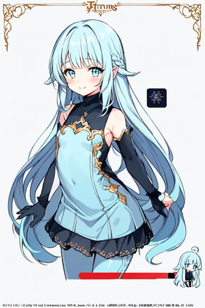 masterpiece, best quality, extremely detailed, (illustration, official art:1.1), 1 girl ,(((( light blue long hair)))), ,(((( light blue long hair)))),light blue hair, , long hair ((blush)) , cute face, big eyes, masterpiece, best quality,(((((a very delicate and beautiful girl))))),Amazing,beautiful detailed eyes,blunt bangs((((little delicate girl)))),tareme(true beautiful:1.2), sense of depth,dynamic angle,,,, affectionate smile, (true beautiful:1.2),estilo de desenho animado:1.2),, cute face, big eyes, ,,(((( light blue long hair)))), affectionate smile, (true beautiful:1.2),,(tiny 1girl model:1.2),)(flat chest),,beautiful detailed eyes,blunt bangs((((little delicate girl)))),, 1 girl ,(((( light blue long hair)))), ((highest quality)), ((masterpiece)), (be familiar with), perfect face、girl、pencil、anime style、Flaxen Turtleneck Sweater、skirt、whole body、draft、monochrome、rough、petite、 doodle drawing. (Pencil_Sketch, messy lines, , traditional media, sketch), 1girl, solo, long hair, simple background, upper body, looking up、Line art 、(character design sheet, same character, front, side, back),cute girl, different angles, character sheet, illustration, expressions, line art、2 d anime style, anime moe art style, cute art style, Anime-style illustration, anime girl, in Pixiv, pixiv style, pixiv, in anime style, anime art style, Full Body Commission, 1girl, ctcas, Cowboy shot, Character Reference Sheet, The same character, full bodyesbian, Full of Details,(Character Sheet:1.2),full - body 