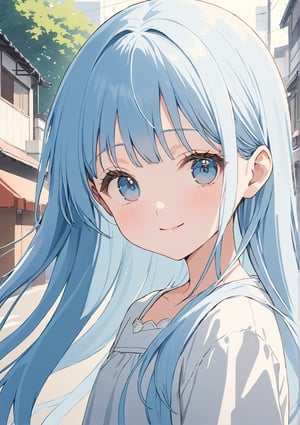 masterpiece, best quality, extremely detailed, (illustration, official art:1.1), 1 girl ,(((( light blue long hair)))), ,(((( light blue long hair)))),light blue hair, , long hair ((blush)) , cute face, masterpiece, best quality,(((((a very delicate and beautiful girl))))),Amazing,beautiful detailed eyes,blunt bangs((((little delicate girl)))),(((tareme))),droopy eyes.(true beautiful:1.2), sense of depth,dynamic angle,,,, affectionate smile, (true beautiful:1.2),,(tiny 1girl model:1.2),)(flat chest),masterpiece, best quality, beautiful detailed eyes, ultra-detailed, finely detail, highres, perfect anatomy, colorful, Pastel Colors, 1girl, solo, simple background, retro style, 1980s city pop, city pop anime, car, retoro style, 1980s fashion, cowboy shot, Kyoto Animation, sea, in summer, vivid colors
