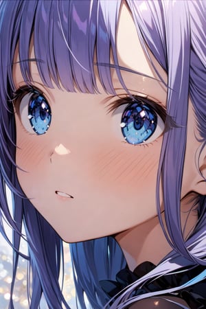 (ultra-intricate pupil in eyes, shiny eyes), long eyelashes, double eyelids, parted lips, kawaii, cute, ( flat chest), slender, (ultra delicate and beautiful skin), insanely detailed clothes, perfect anatomy, dynamic angle, BREAK (masterpiece, best quality), (ultra-detailed 8K), (perfect design), absurdres, highres, ((blush)), (super fine illustration), ((light blue long hair))), (ultra-intricate pupil in eyes, shiny eyes), long eyelashes, double eyelids, parted lips, kawaii, cute, ( flat chest), slender, (ultra delicate and beautiful skin), insanely detailed clothes, perfect anatomy, dynamic angle, BREAK (masterpiece, best quality), (ultra-detailed 8K), (perfect design), absurdres, highres, ((blush)), (super fine illustration), ((light blue long hair))), 10 years old, long hair ((blush)), masterpiece, best quality, (amazing, beautiful detailed eyes, blunt bangs), high resolution, cute face, masterpiece, best quality, extremely detailed, anime, beautiful girl, wind, solo, depth of field, masterpiece, best quality, extremely detailed, (PHOTO BACKGROUND: 1.3), SMALL BREASTS,depth of field, bokeh,
