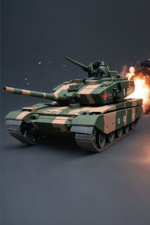 
((very good quality image))((highly defined details))((ultra realistic image))((full hd))((amazing colors))1 war tank((model:t90)),field battle,with explosions