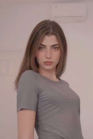 girl, shirt, photorealistic