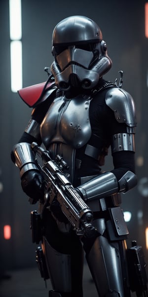 create  a beautiful lady,stormtrooperflux