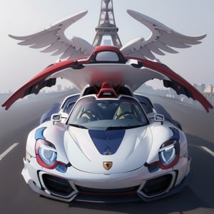 masterpiece,best quality,(art nouveau style watercolor illsturation),car and girl concept art,(art nouveau style colouring racing_car style porsche 918 Spyder with winglet decoration:1.2),Angelic girl flying above the car
BREAK
(art nouveau style illsturation of One Eiffel Tower),front view,(French flag:1.2),from front,ASURADA_GSX