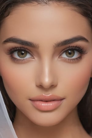 (Best quality, 4K, Full Size Long Shot Photo, Masterpiece: 1.3), Pretty Pakistani Woman, 1 Girl, (Brast, Attractive Body: 1.2), Abs: 1.1, Dark brown Hair: 1.1, Realism, Epic Detailed Face Smiling, Detailed Lips, Detailed Symmetrical Eyes, Perfect, Upturned Nose in proportion to the rest of the face. Double Eyelids, Sexy, Realistic Olive Green Eyes, in Her Luxury Bedroom