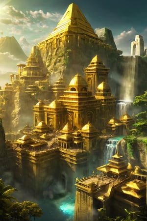 Golden city of El Dorado of legend