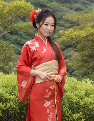 beautiful 30 yo Chinese female wearing traditional Chinese dress, posing for photo in Hong Kong