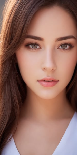 beautiful woman, facing viewer, Perfectly realistic face