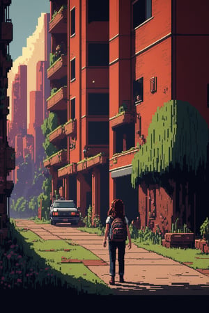 Pixel-Art Adventure featuring a Girl: Pixelated girl character, vibrant 8-bit environment, reminiscent of classic games.,Leonardo Style
End Of Days
Last of US