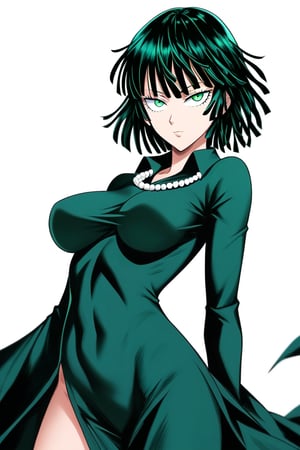  score_9, score_8_up, score_7_up, ultra detailed,beautiful face,highres BREAK
Appearance:green_eyes, green_hair, short_hair, blunt_bangs

Default Outfit:green_eyes, green_hair, short_hair, blunt_bangs, green_dress, collared_dress, long_sleeves, pearl_necklace
,Fubuki_(One-Punch_Man),fubuki (one-punch man)


 ,(( white background, blank background)):1