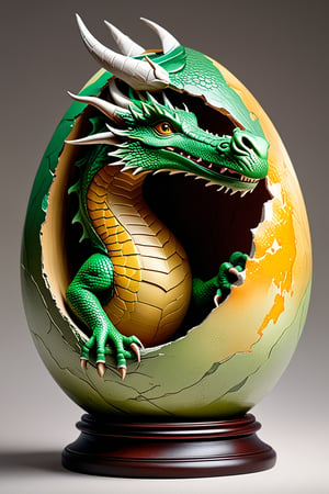 Dragon in an egg
vibrant colors; happy smile; wide angle; full torso; green dress shirt;
white studio background;

3D, magical, fabulous, masterpiece painting, highly detailed, captivating, enchanting, scattered light, perfect composition, watercolor, trending on Artstation, sharp focus, studio photo, intricate details, very detailed , by Greg Rutkowski, Watercolor, trending on artstation, sharp focus, studio photo, intricate details, highly detailed, by greg rutkowski