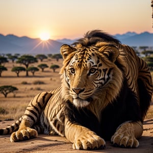 (tigereyes,lionroar),(wildsafari,serengeti),(majesticwildlife,ferociouspredators),(vibrantcolors,exoticanimals),(captivatingbeauty,rarecaptures),(ultimatesharpness,detailedfur),(actionshots,aweinspiringmoments),(unforgettablewilderness,rawnature),(masterpiece,highestquality),(photorealistic,detailedtextures),(adventureofalifetime,wildlifeencounters),(goldenhour,glimmersoflight),(magnificentcreatures,majesticposes)