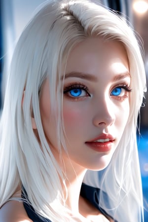 ((Portrait))(masterpiece, Extremely detailed cG unity ৪k
wallpape, best quality, highres:1.2) (ultra hd:1.4)(very
detailed:1.5) (Beauty photography:1.3) (looking at viewer)
(perfect lighting) (detailed face)) (realistic:1.5)1 8 year old
perfect likeness girl, Exquisitely detailed symmetrical face
(youthful and exciting appearance:1.4)(Close-
up:1.5)realism pushed to extreme, black background, ultra
realistic illustration, siena natural ratio, very long Straight
white hair, pale blue eyes, a sexy Hot Swiss model, juicy
lips, mascara, , sketch of a beautiful girl,( in train 1st class coach )