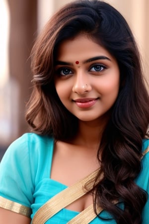 lovely cute young attractive indian girl,  blue eyes,  gorgeous actress,  19 years old,  cute,  an Instagram 