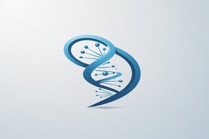 Create a logo for a futuristic biotech company named 'Jutarek Biotech Unlimited.' The logo should have a sleek, modern design with elements that suggest advanced genetics and biotechnology. Incorporate a DNA double helix or a stylized cell structure. The color scheme should be cool and professional, using shades of blue, silver, and white. The logo should convey innovation, science, and cutting-edge technology, and include the company's name in a clean, futuristic font. LOGO