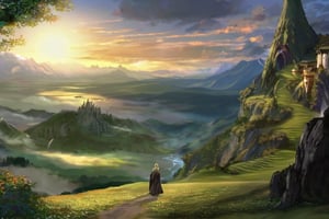 Anime ,fantasy,  lord of rings,background