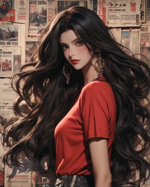 style peak manga, back angle, light mage rin tohsaka standing atop windy helipad rooftop, brilliant sprawling night cityscape backdrop, windy, artgerm, pixiv, final fantasy 16 dev team