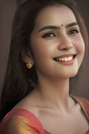 (best quality,4k,8k,highres,masterpiece:1.2),ultra-detailed,(realistic,photorealistic,photo-realistic:1.37),beautiful,indian woman,(expressive eyes:1.1),(radiant smile:1.1),close-up,portrait,(smooth skin:1.1),(long,shiny hair:1.1),vibrant colors,studio lighting,ethnic jewelry,traditional attire (sari),ornate henna design,delicate facial features,graceful pose,serene expression,subtle makeup,rich textures,deep gaze,gorgeous accessories,exquisite craftsmanship,soft shadows,subtle highlights,warm color palette,aesthetic composition,striking contrast,detailed patterns,impeccable clarity,natural beauty,luminous complexion,regal elegance,unforgettable charm,intense gaze,dreamy ambiance,radiant personality,colorful backdrop,18+