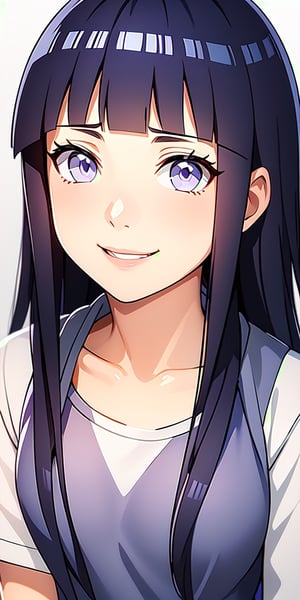 Hinata Hyuga, smile