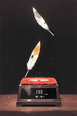 a ceremony, where people's hearts are weighed on a scale against a feather