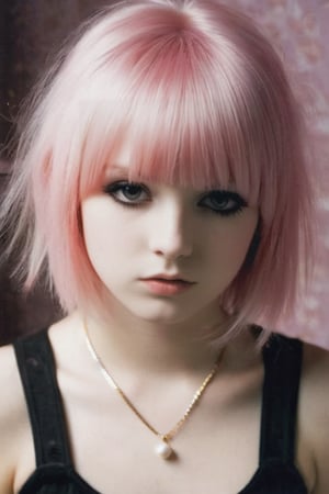 Emo girl by David Hamilton 
Black pink sweeter 